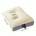 thumbnail image 4 of Nsxcdh Cooling Gel Memory Foam Pillow,19x29 Inch Cozy Medium Profile Pillow with Breathable Knit Cover,Neck Support for Side & Back Sleepers, 4 of 9