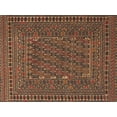 thumbnail image 1 of Ahgly Company Indoor Rectangle Traditional Bronze Brown Southwestern Area Rugs, 5' x 7', 1 of 6