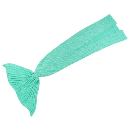 All Season Light - Feiuruhf Mermaid Tail Sleeping Blanket for Adults, Teens, Kids Crochet Snuggle Mermaid, All Seasons, Green