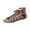 Khaki, variant on Women Gladiator Sandals Retro Wedge Heel Round Toe Hollow Roman Gladiator Sandals Open Roman Sandal with Zipper Flat Slippers Lace-Up Summer Open Toe Beach Low Heel Strappy Wedge, White, 6