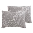 thumbnail image 5 of Impress Ivory 5 pc Queen Comforter Set Riverbrook Home Inverness 5 PC Matelasse Casual Leaves With Decorative Pillows. White - Queen - 5 Piece, 5 of 5