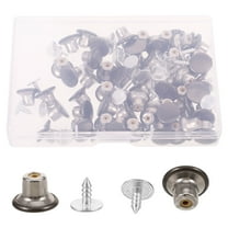 TAILTOSS 50 Sets Coffee Button Replacement for Jeans and Clothing