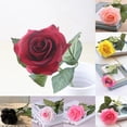 thumbnail image 2 of Artificial Rose for Real Touch Rose Fresh Home Decor Wed Party Bridal Bouquet Prop, 2 of 12