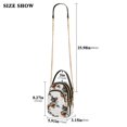 thumbnail image 2 of joogoo Women French Bulldog with Basketball Chain Crossbody Bags Shoulder Handbag Phone Purse, 2 of 5