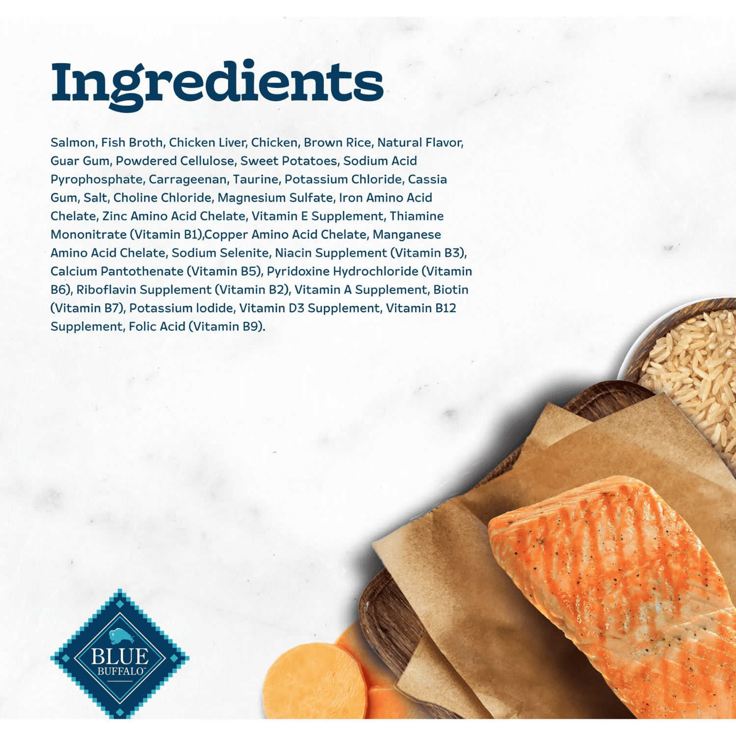 Blue Buffalo Tastefuls Wet Cat Food Paté, Made with Natural Ingredients, Salmon Entrée, 156g