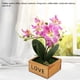 thumbnail image 5 of Artificial de madera en maceta Bonsai Faux flor planta Home Office Decor (púrpura), 5 of 7