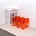 thumbnail image 4 of 12 Ounce Plastic Wine Glasses Set Of 6,Unbreakable Acrylic Wine Glasses,Reusable Colored Plastic Goblets Stackable,Dishwasher Safe Bpa Free Ideal For Parties, 4 of 8