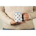 thumbnail image 2 of Inkdotpot Animal 11 Oz Ceramic Coffee Mug Animal Lovers Gift For Friends Best Friends-Blue, 2 of 6