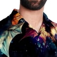 thumbnail image 5 of Bats Men's Short Sleeve Beach Shirts Hawaiian Button Down Casual Summer Printed Unisex Top, 5 of 6