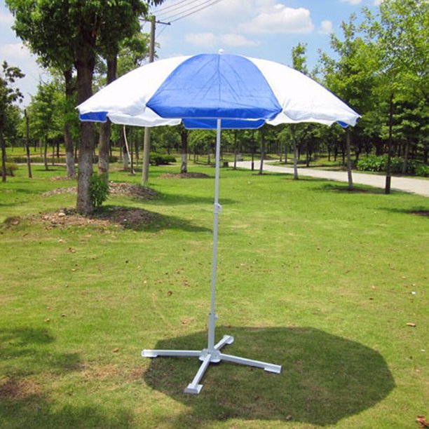 6Ft Beach Umbrella, UV 50+ Protection Windproof Portable Patio Umbrella