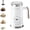Black, variant on Milk Steamer, Electric Hot Frother with 300ml Capacity, Digital Touchscreen Control, Adjustable Temperature for Cappuccino, Latte, and Hot Chocolate