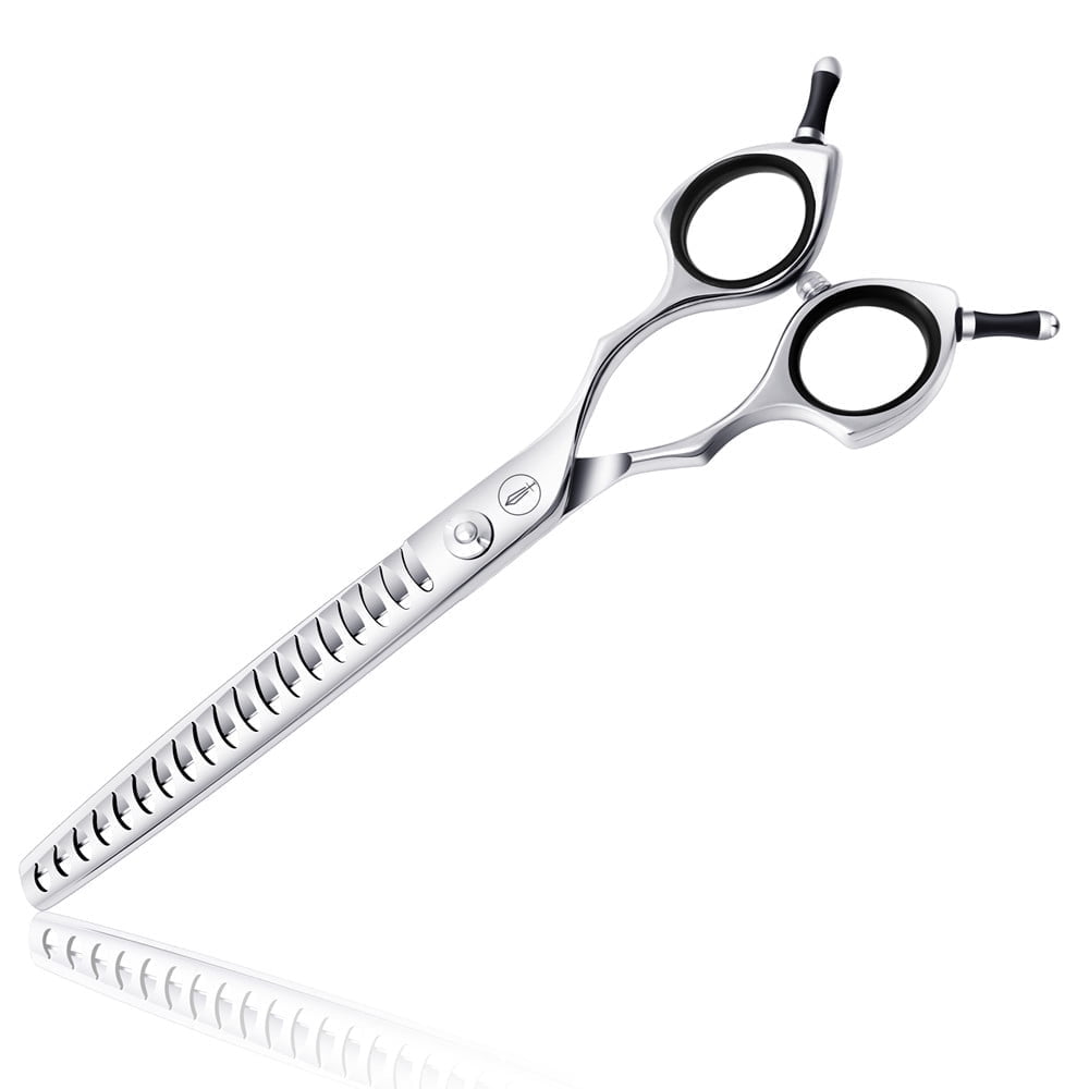 HASHIMOTO Curved Scissors for Large Dog Grooming,8.0 inches,Design