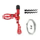 thumbnail image 1 of Tija de sillín - Palanca - Control remoto ajustable - Accesorios mecánicos para bicicletas rojo 24 cm, 1 of 9
