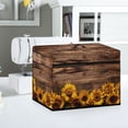 thumbnail image 4 of SEANATIVE Wood Sunflower Dust Cover for Sewing Machine Aesthetic Sewing Machine Cover Protective Dust Cover for Most Standard Sewing Machines Cover Accessories, 4 of 7