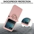 thumbnail image 6 of Allytech Wallet Case for Motorola Razr 40 Ultra with Ring, Hidden Credit Card Slots, Secure Finger Grip, Luxury PU Leather, Thin Shockproof Cover for Motorola Razr 40 Ultra - Pink, 6 of 6