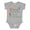 AC-Heather Grey, variant on DJ Like Daddy Boys or Girls Baby Bodysuit