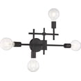 thumbnail image 2 of Nuvo 60/6861 Delphi 4-Light Vanity Fixture, Black, 2 of 4