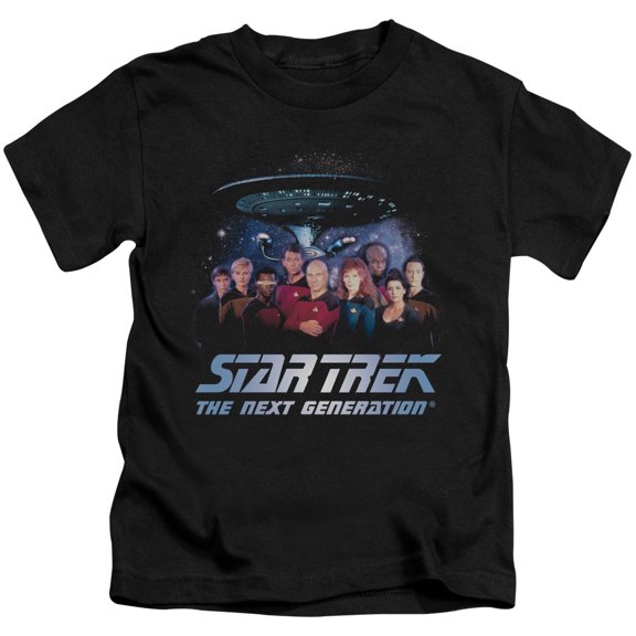 Star Trek Space Group Youth 18/1 T-Shirt Black