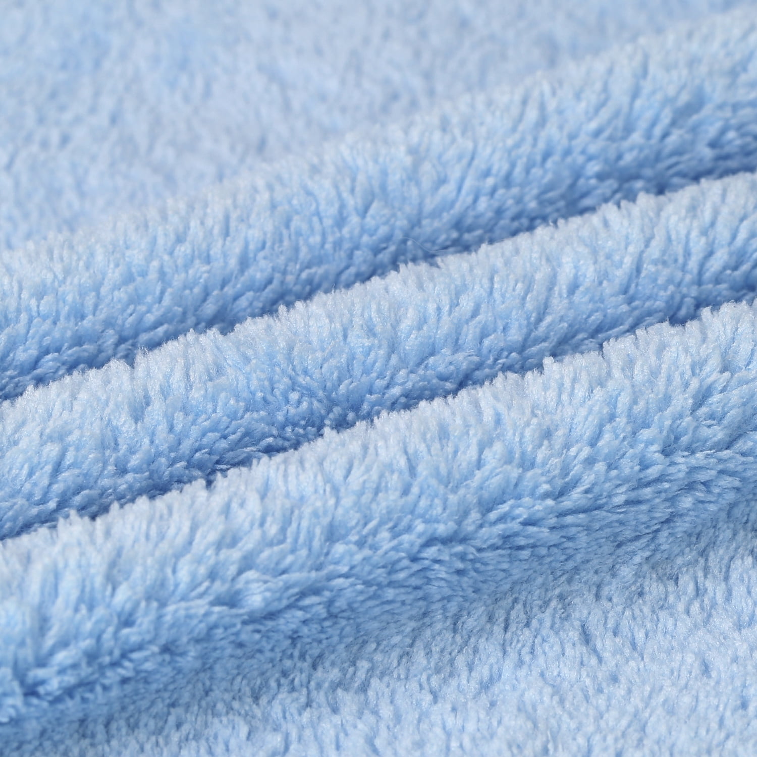 JML Large Bath Towels with Hanging Loop, 6 Pack, 30"x60", Blue, 350GSM, Soft, Absorbent, Microfiber Towel Quick Drying, Lint-free, No Fading