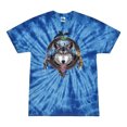 thumbnail image 1 of Wild Bobby, Celtic Wolf, Animal Lover, Tie-Dye Tees, Spiral Royal, Small, 1 of 3