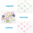thumbnail image 3 of 100pcs Star Crystal Glass Spacer Beads Jewelry Bracelet Necklace Making Connector Charms, 3 of 5