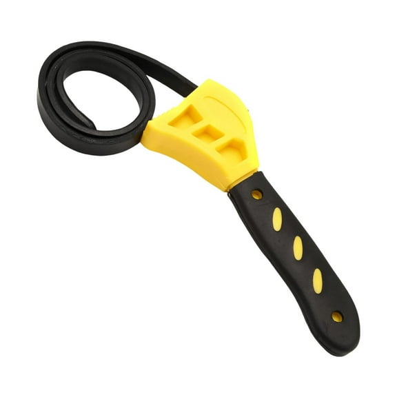 6 Inch Adjustable and Upgrade Reinforced Rubber Strap Set for Pipe Plumbers and Oil Filter, Ideal for Weak Hands