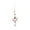 B, variant on Halloween Hanging Decoration with Ghost and Haunted House, Colorful Beaded Wind Chime for Indoor Outdoor Decor, 15 Inch
