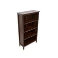 thumbnail image 5 of 4 Shelf Narrow Bookcase - Brown, 5 of 6