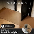 thumbnail image 4 of MIDUORUG Light Brown Runner Rug 2'×10' Non Slip Rubber Back Area Rugs for Indoor Outdoor Hallway Kitchen, 4 of 7