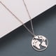 thumbnail image 1 of Collar para mujer, joyería para mujer, collar de cadena de clavícula con mapa del mundo, joyería de personalidad, regalo, collar festivo, un collar, 1 of 3