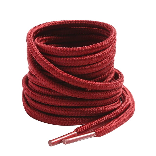 Vsudo Cordones Redondos Para Botas De Color Rojo Oscuro De 59 Pulgadas, Cordones Para Zapatos De 5/32 Pulgadas De Diámetro Para Botas, Cordones De Trabajo Resistentes, Cordones Para Zapatos De Senderi