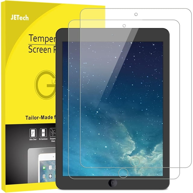 Protector de pantalla para iPad (9,7 pulgadas, modelo 2018/2017, 6.ª/5.ª generación), iPad Air 1, iPad Air 2, iPad Pro