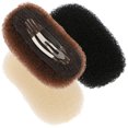 thumbnail image 1 of HLONK 3 Pcs Breathable Hair Clip Crimper Tool Volume Bump Inserts up Snap Clips Pad Base Styling Curlers Bride Miss, 1 of 6