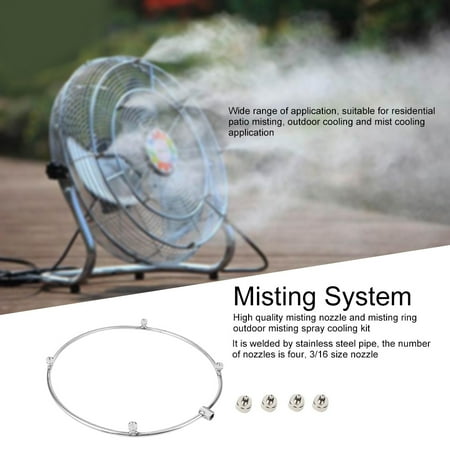 1 Fan Mist Cooling Kit With 1000 Psi Pump
