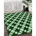 thumbnail image 3 of Ahgly Tapis d'Intérieur Lavable en Machine Carré Vert Clair, 4 Pieds Carré, 3 of 7