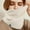 White, variant on Neck Warmer Gaiter for Men Women Winter Soft Thick Warm Fleece Lined Face Ski Mask Scarf Cold Weather Running Coffee