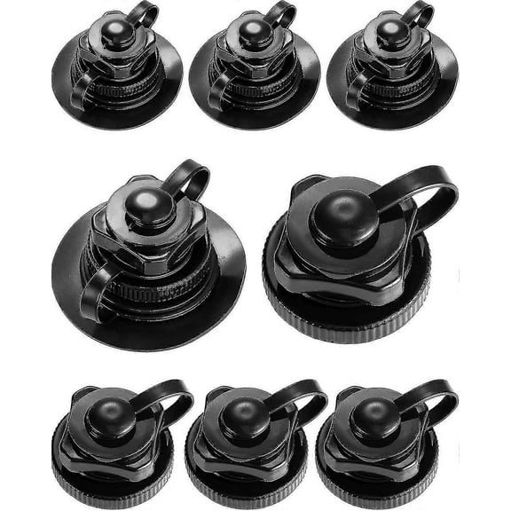 8 Pieces Boston Valve Replacement Fit Air Valve For Inflatable Kayak Rubber Dinghy Pool Boat Airbeds - Jxlgv