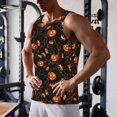 thumbnail image 5 of KLL Halloween With Pumpkins Print Men's Muscle Gym Workout Stringer Tank Tops Bodybuilding Fitness T-Shirts Tank Tops Men-4X-Large, 5 of 7