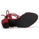 thumbnail image 5 of Sandalias de Tacón Alto Allegra K con cordones Talón Abierto para Mujeres Rojo 40, 5 of 7