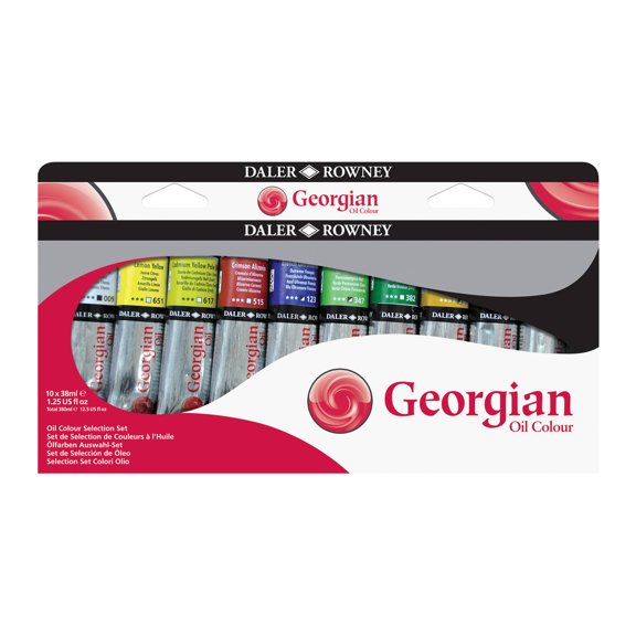 Daler-Rowney Georgian Oil Color Set, Palette Selection