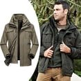 thumbnail image 4 of Chaqueta de esquí impermeable de montaña para hombre Cortavientos de lluvia a prueba Chaqueta de para proteger de nieve con capucha cálida de - , 2XL, 4 of 7