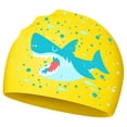 thumbnail image 1 of MVRLSH Bonnet de Bain en Silicone Confortable Non Resserré pour Enfants Garçons et Filles Entraînement à la Natation, 1 of 9