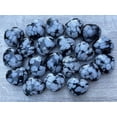 thumbnail image 6 of Snowflake Obsidian Gemstone Hearts, Polished Snowflake Obsidian Puffy Hearts, Snowflake Obsidian Palm Stone, Snowflake Obsidian Heart (2 Hearts）, 6 of 9