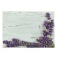 thumbnail image 1 of Rustic Wood Cutting Board, Lavender Flower on Vintage Old Style Table Retro Illustration, Decorative Tempered Glass Cutting and Serving Board, in 3 Sizes, by Ambesonne, 1 of 2