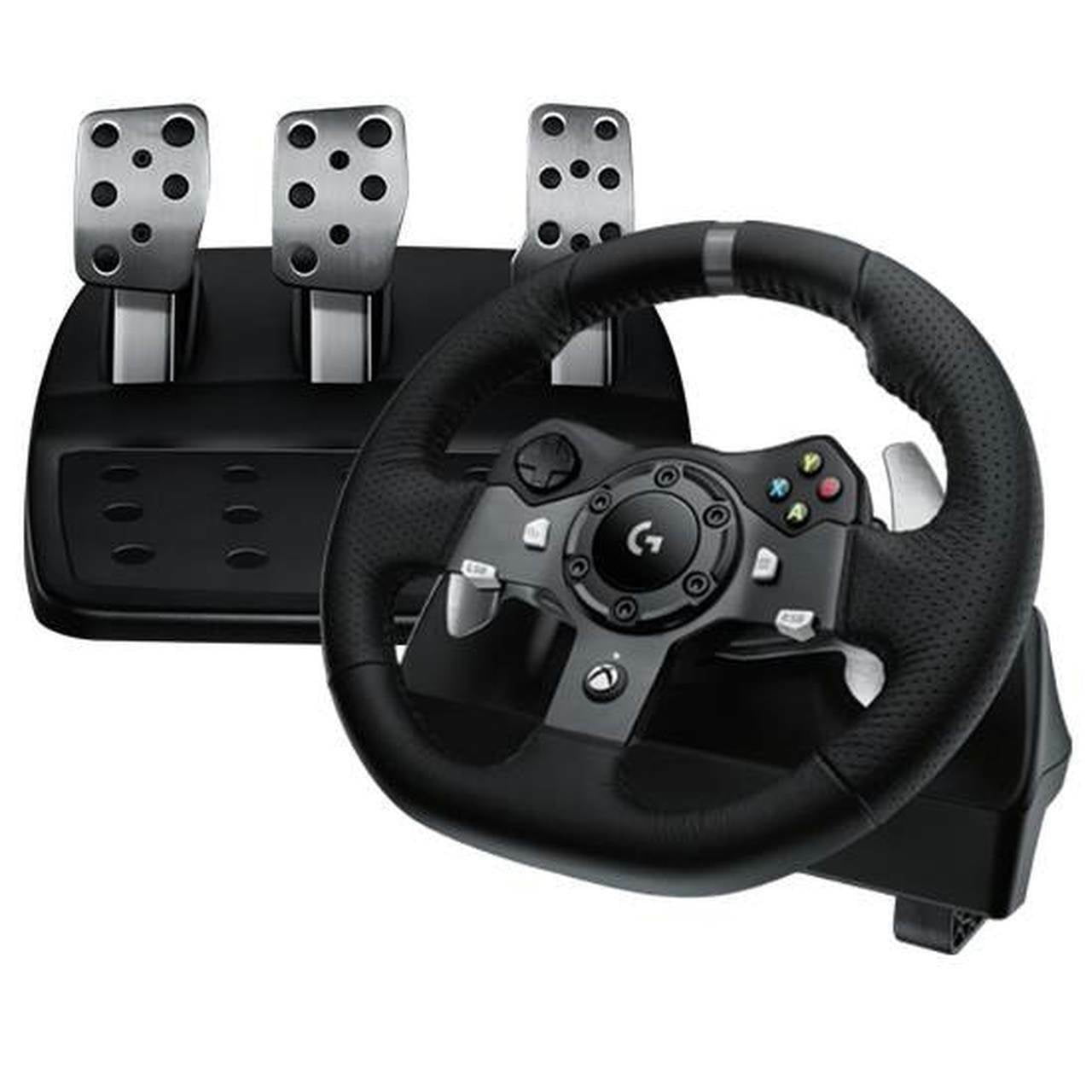 følgeslutning Vejnavn pendul Logitech G920 Xbox Driving Force Racing Wheel for Xbox One and PC -  Walmart.com