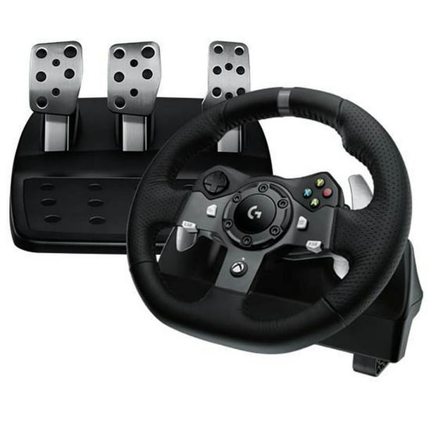 Milagroso Asimilación Mordrin Logitech G920 Xbox Driving Force Racing Wheel for Xbox One and PC -  Walmart.com