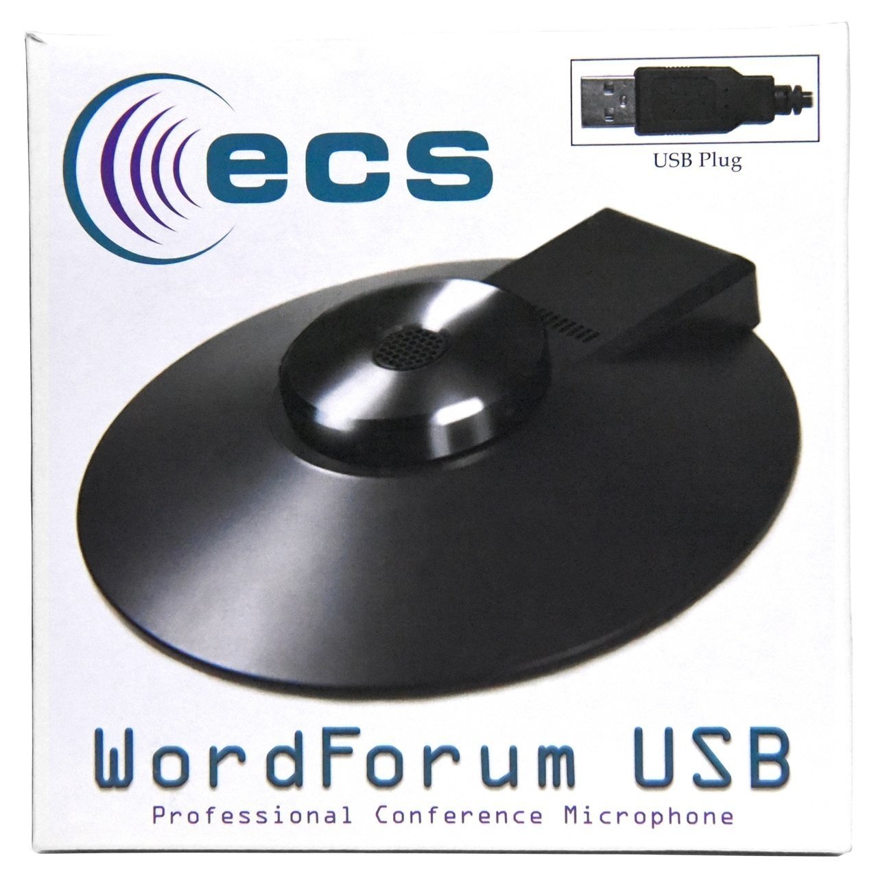 WordForum USB 360° Stereo Conference Microphone - Omni-Directional Digital Recording For Meetings, Teleconferencing, Video Conferencing, Zoom, SKYPE, VoIP Calls with Daisy Chain Option