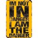 thumbnail image 1 of Placa Metal Vintage Soy El Peligro Pintura Hierro Rectangular Pared 30x40 Cm, 1 of 9