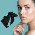 thumbnail image 2 of Unique Bargains 1 Pc Bow Wide Headbands for Women Black, 2 of 6