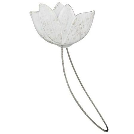 Sticky Back Magnets - Evideco Tulip Resin Curtain Tieback with Magnet Tulip